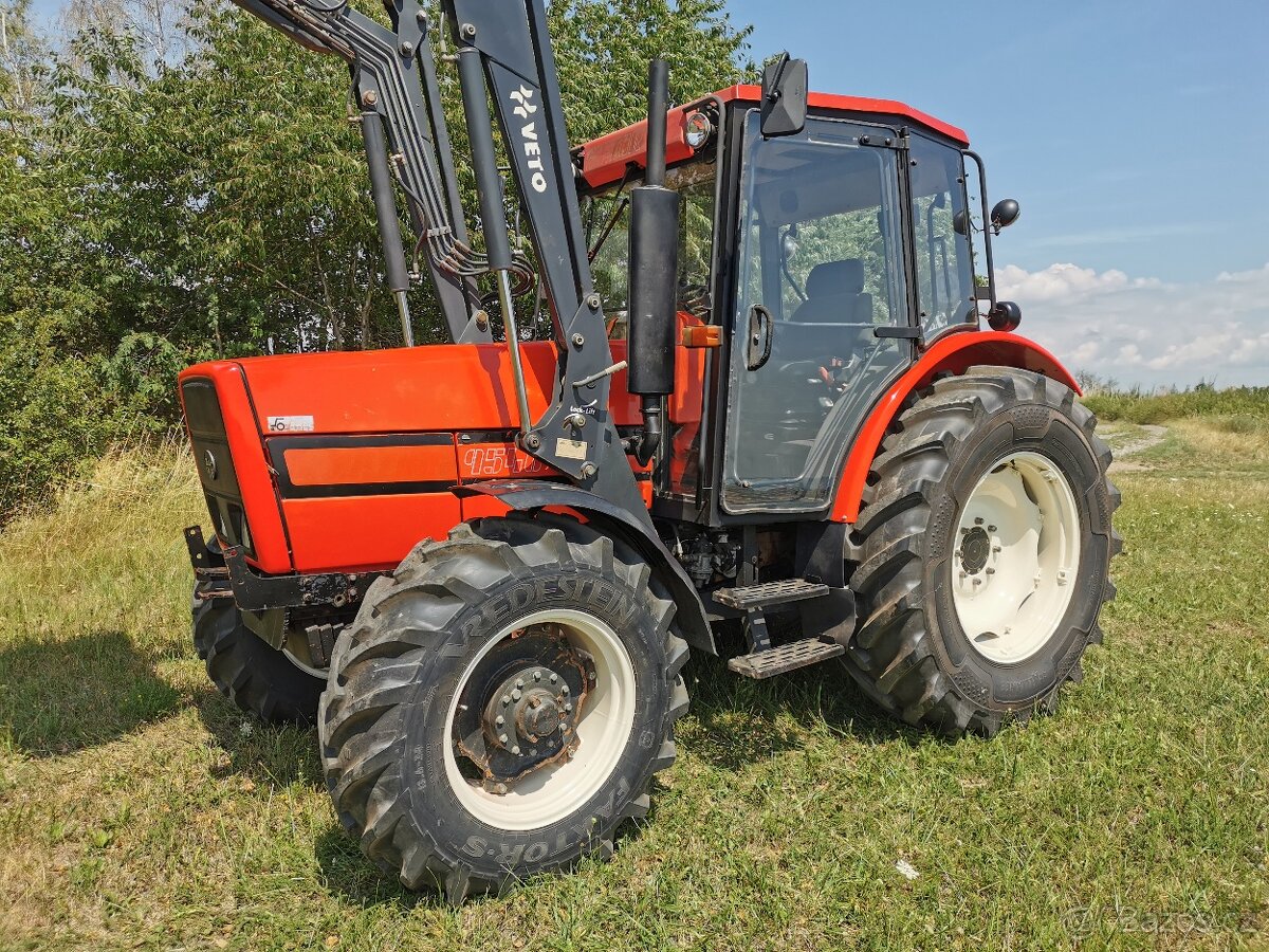 ZETOR 9540 S ČELNÍM NAKLADAČEM A SPZ