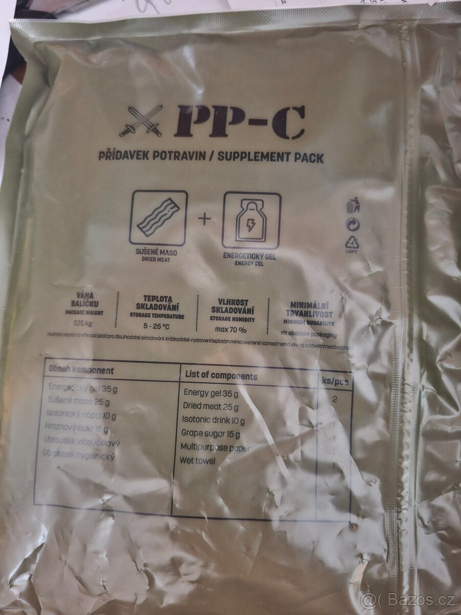 Prodám vojenske jídlo BPD